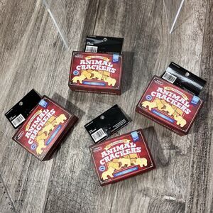 Lot of 4 Christmas Shoppe Animal Crackers Box Ornament gift collectibles NWT